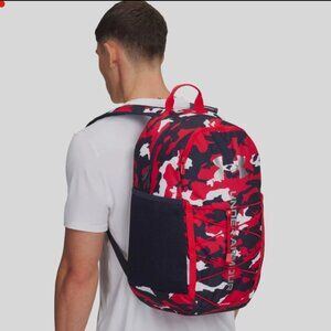 NWT Under Armour UA Hustle Sport Unisex Backpack 1364181 Navy Red